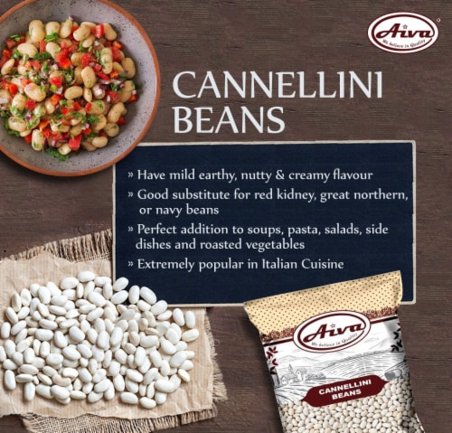 Aiva Cannellini Beans White Kidney Beans 4 lb Perspective: left