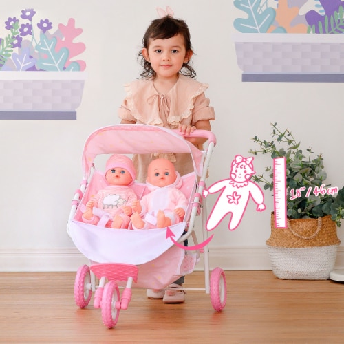 Pink Doll Jog Stroller