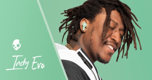 Skullcandy Wireless Headphones - Mint Perspective: left