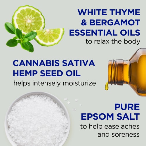 Dr Teal's® Hemp Seed Oil Body Wash Perspective: left
