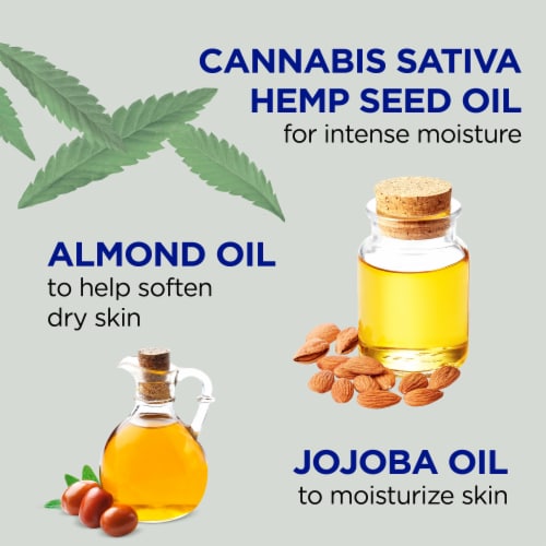 Dr Teal's® Moisturizing Hemp Seed Bath and Body Oil Perspective: left