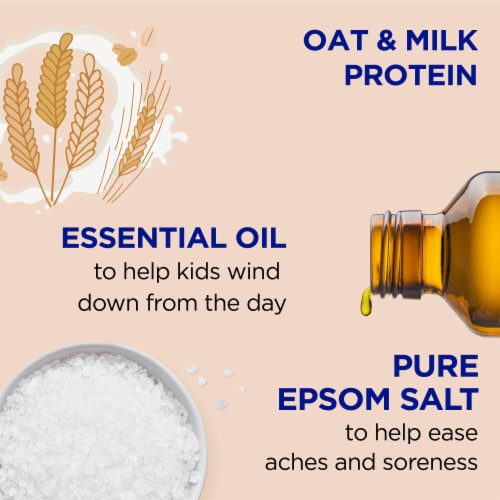 Dr Teal's® Kids Sensitive Skin Oat & Milk 3-in-1 Bubble Bath Body Wash & Shampoo Perspective: left