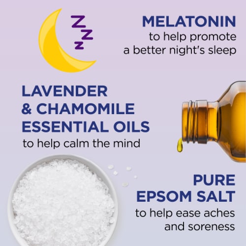 Dr Teal's® Value Size Melatonin Sleep Soak Pure Salt Perspective: left