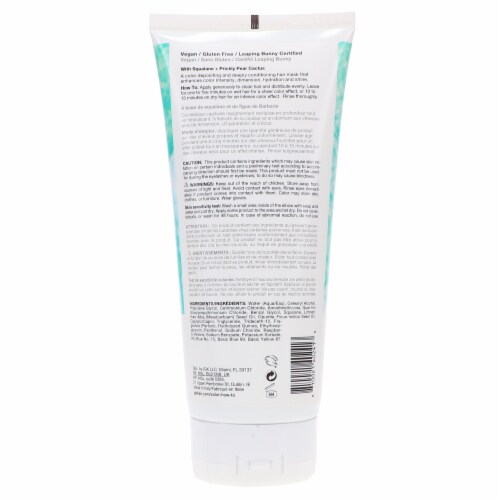 IGK Color Depositing Hair Mask Seafoam (Pale Teal) 6 oz Perspective: left