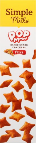 Simple Mills® Pop Mmms™ Pizza Baked Snack Crackers Perspective: left