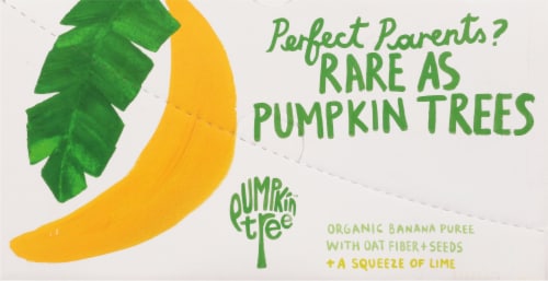 Organic Banana Puree With Oat Fiber & Seeds + A Squeeze Of Lime Pouch 10 ct / 3.5 oz Perspective: left