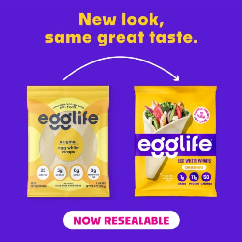 Egglife Original Egg White Wraps Perspective: left