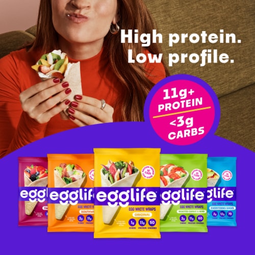 Egglife Southwest Style Egg White Wraps Perspective: left