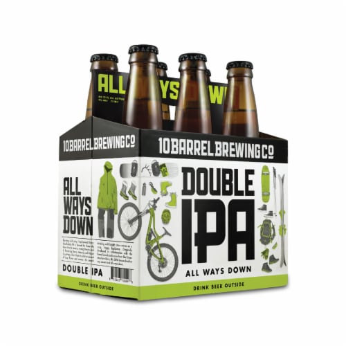 10 Barrel Brewing Co. All Ways Down Double IPA Perspective: left
