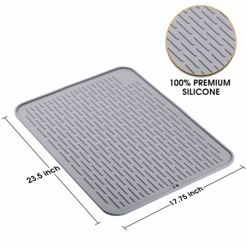 Cheer Collection Silicone Large Dish Drying Mat for Kitchen Counter - On  Sale - Bed Bath & Beyond - 34545502