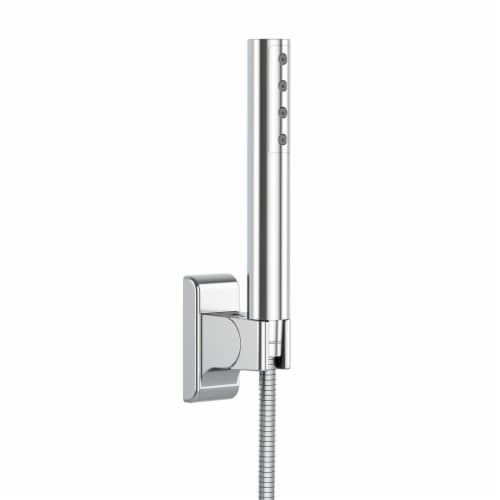 PULSE ShowerSpas Chrome Wall Mounted Tub Filler Perspective: left