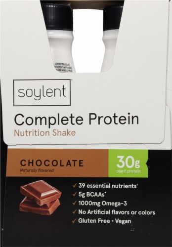 Soylent® Complete Protein Chocolate Nutrition Shake Perspective: left