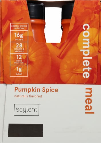 Soyent® Complete Meal Nutrition Pumpkin Spice Perspective: left