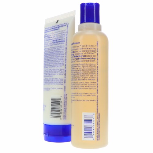 Aveda Brilliant Shampoo 8.5 oz & Brilliant Conditioner 6.7 oz Combo Pack Perspective: left