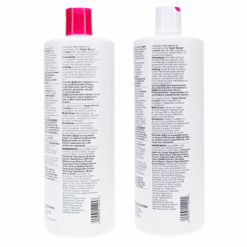 Paul Mitchell Super Strong Daily Shampoo 33.8 oz & Super Strong Daily Conditioner 33.8 oz Com Perspective: left