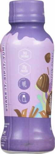 Alani NU Chocolate Fit Shake Protein Shake Perspective: left