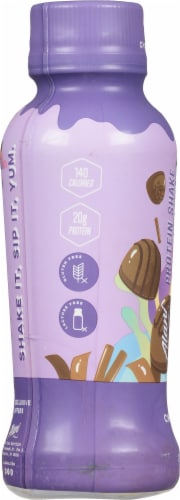 Alani NU Chocolate Fit Shake Protein Shake Perspective: left