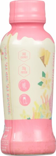 Alani NU Vanilla Fit Shake Protein Shake Perspective: left