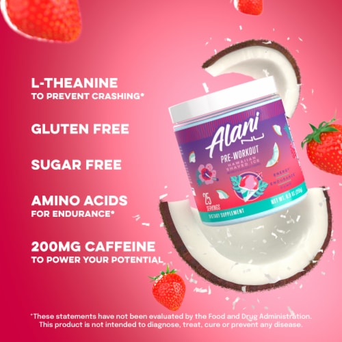 Alani Nu Hawaiian Shaved Ice™ Pre-Workout Perspective: left