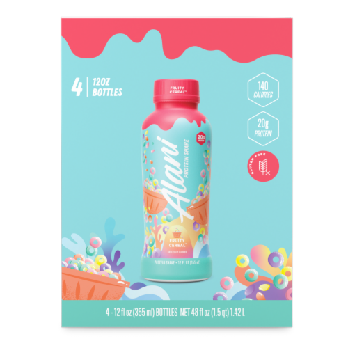 Alani Fruity Cereal™ Protein Shakes 4 pk/12 oz Perspective: left