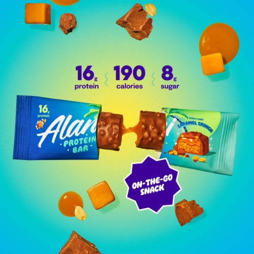 Alani Nu Caramel Crunch Protein Bar Perspective: left