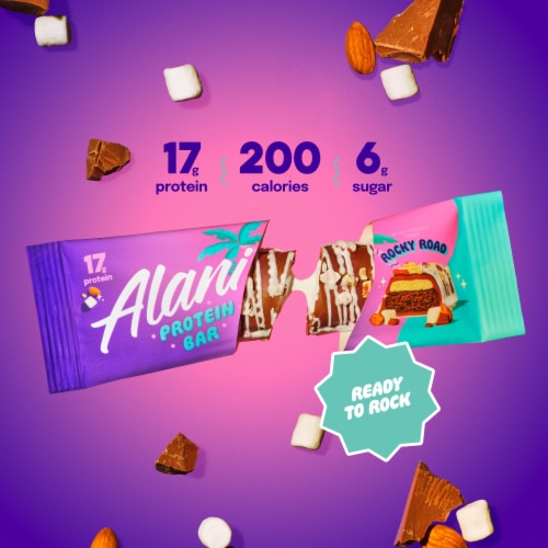Alani Nu Rocky Road Protein Bars Perspective: left