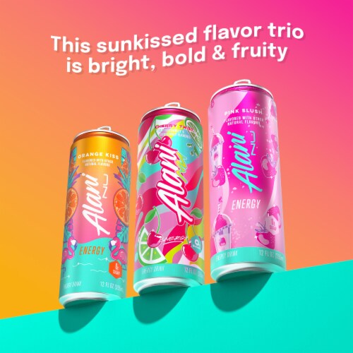 Alani Nu Variety Pack Energy Drink Cans Perspective: left