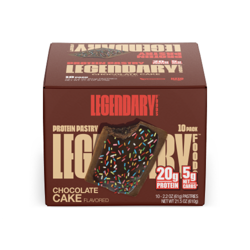 Legendary Foods™ Tasty Pastry Chocolate Cake Flavored Pastries Perspective: left