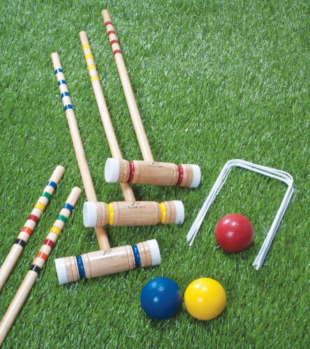 Wild Sports 6-Player Croquet Set Perspective: left