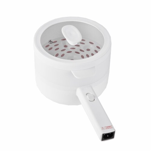 Tayama THP-150 1.5 Litre Electric Cooking Pot & Food Steamer Perspective: left