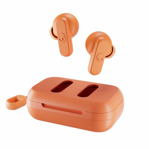 Skullcandy Dime True Wireless Earbuds - Orange Perspective: left