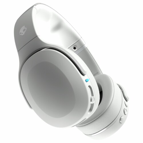 Skullcandy Light Grey Crusher Evo Wireless Headphones Perspective: left