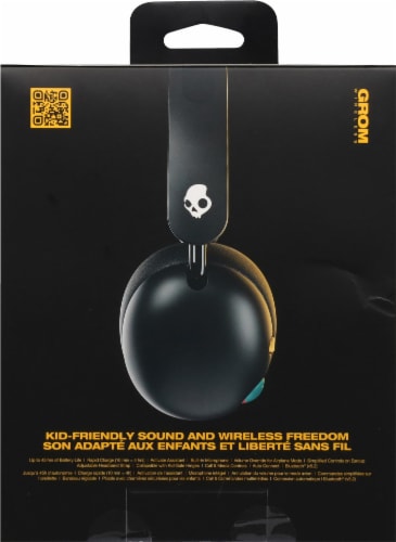 Skullcandy® Grom Wireless Headphones - Black Perspective: left