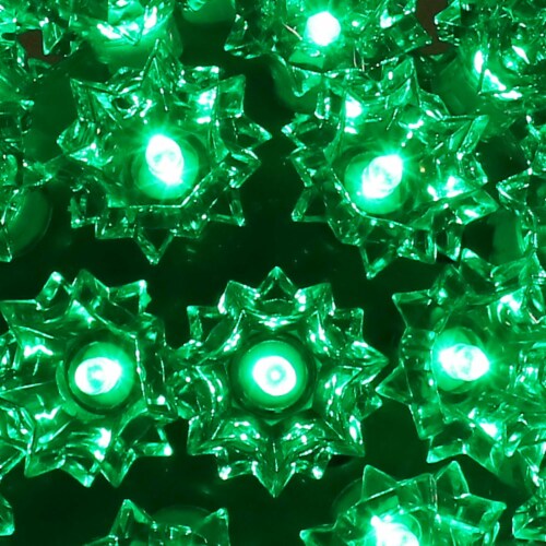 Sunnydaze 5-Inch Indoor/Outdoor Colored Lighted Ball Hanging Decor - Green Perspective: left