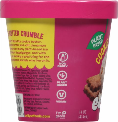 Eclipse® Cookie Butter Non-Dairy Frozen Dessert Perspective: left