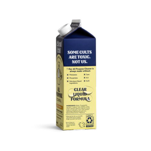 Clean Cult All Purpose Cleaner Refill Perspective: left