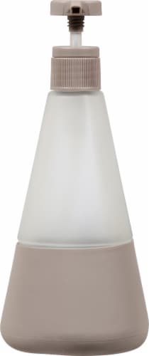 Cleancult Gray Glass Liquid Dish Soap Bottle Perspective: left