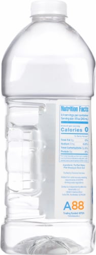 Alkaline88® Purified Bottled Water Perspective: left