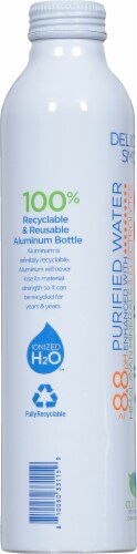 Alkaline88® Purified Bottled Water Perspective: left