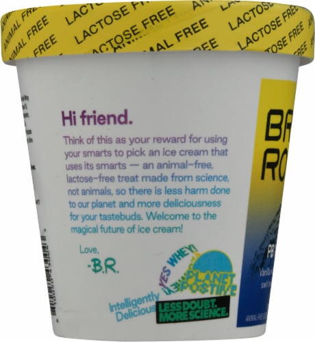 Brave Robot PB 'N Fudge Animal-Free Ice Cream Perspective: left