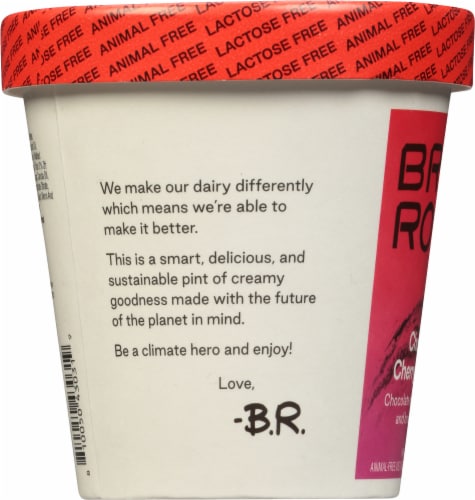 Brave Robot Chocolate Cherry Brownie Ice Cream Perspective: left