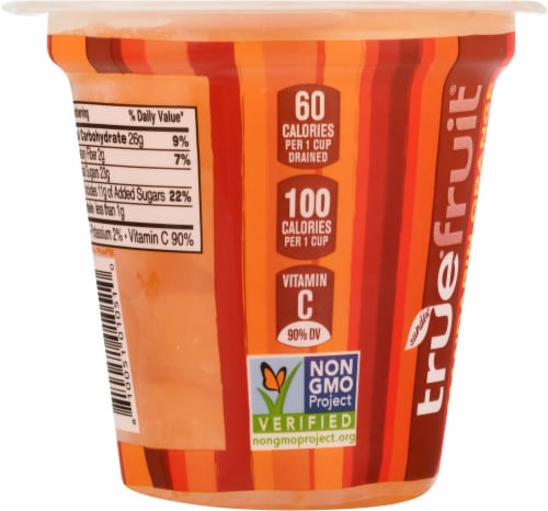 Sundia® True Fruit™ Mandarin Orange Cup Perspective: left