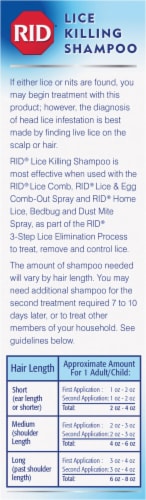 RID® Lice Killing Shampoo Perspective: left
