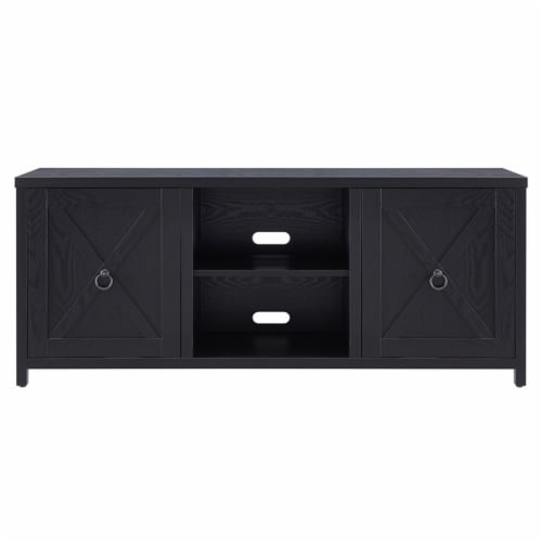 Henn&Hart 58  Black TV Stand Perspective: left