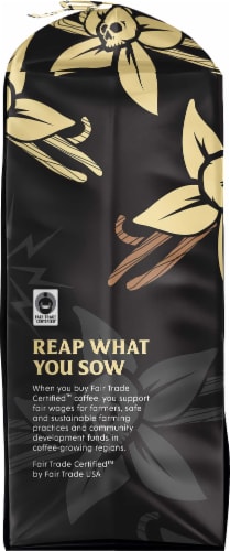 Death Wish Coffee Co® Organic and Fair Trade Vanilla Flavored Ground Coffee Perspective: left