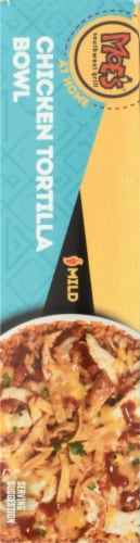 Moe's Chicken Enchilada Bowl Frozen Meal Perspective: left
