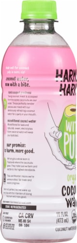 Harmless Harvest® Organic Coconut Bottled Water Perspective: left