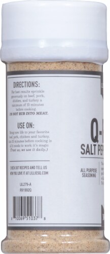 Lillie's Q Salt Pepper Garlic Q Rub Perspective: left