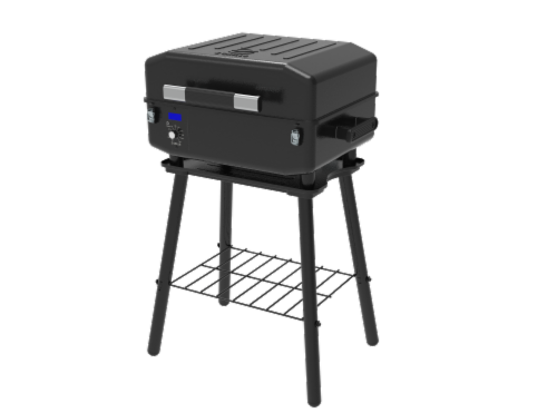 Z Grills Wood Pellet Grill - Black Perspective: left