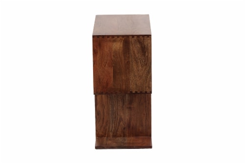 Sitswell Colton Asymmetric 2-Cube Bookcase Perspective: left